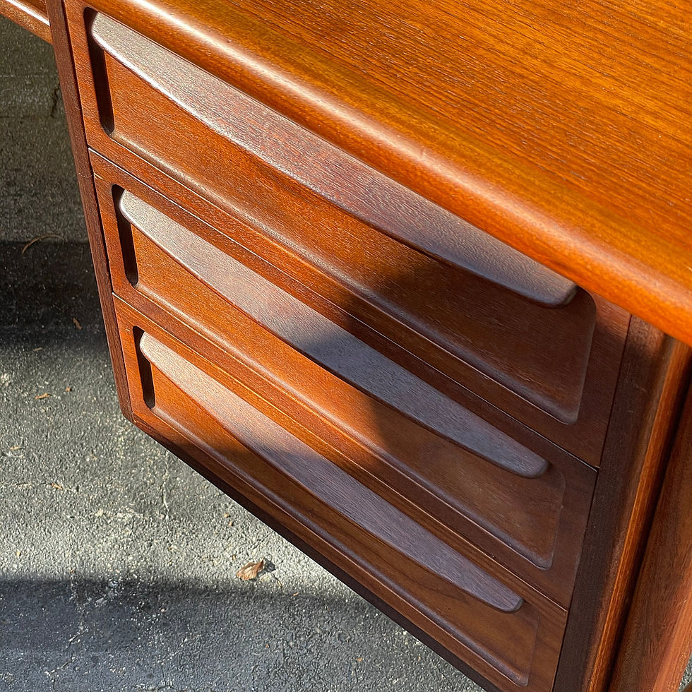 Thumbnail: Mid-Century Modern Teak Executive Desk