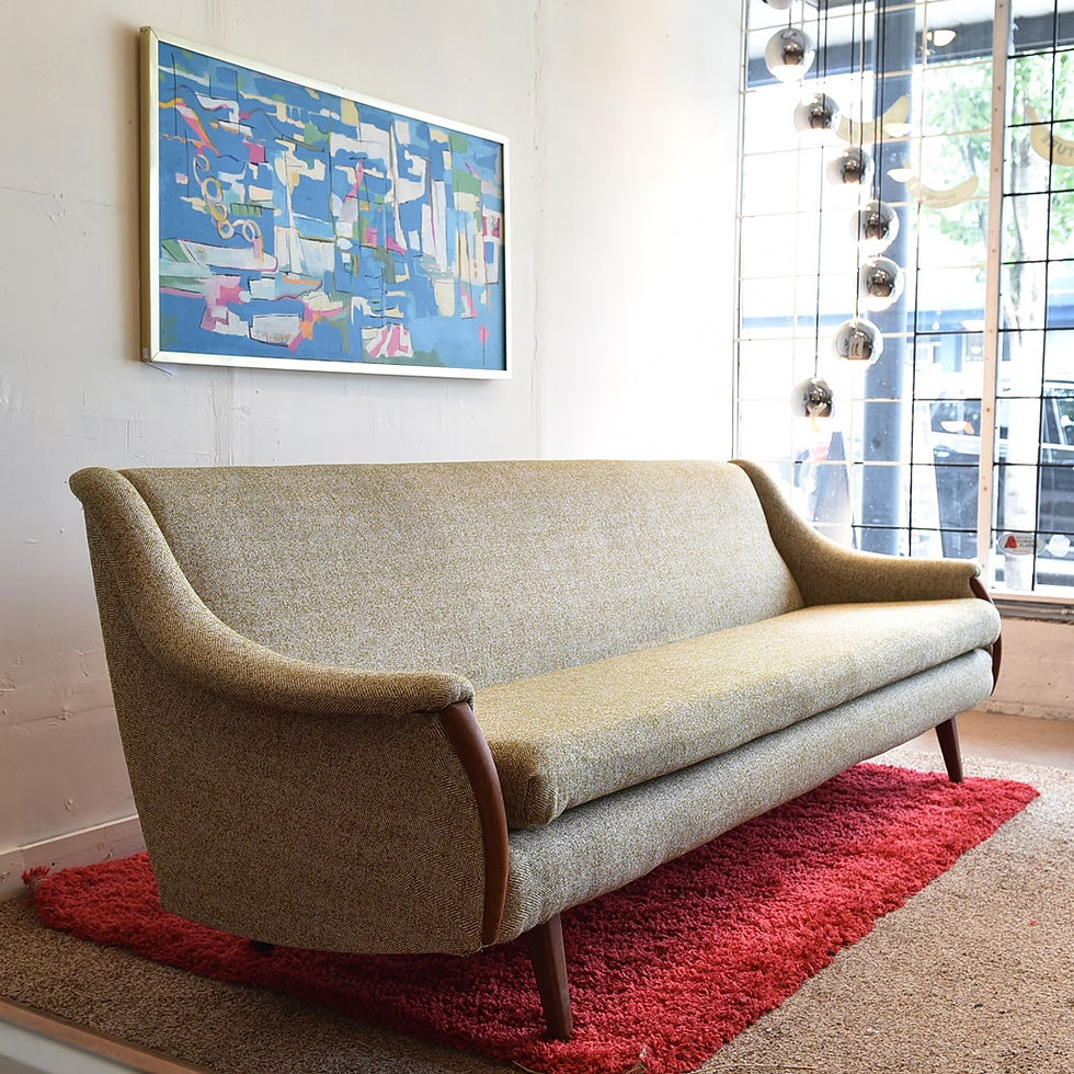섬네일: Vintage MCM 4 Seat Sofa