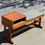 Thumbnail: Vintage Danish Teak Telephone Bench / Entrance Bench