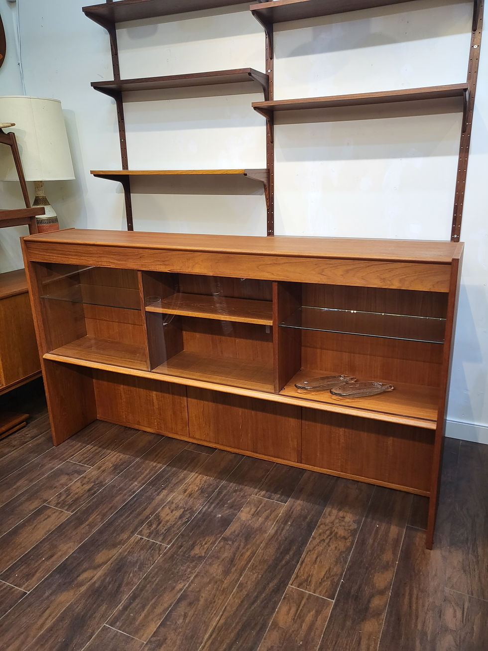 Thumbnail: Vintage MCM Teak Display/Shelving Unit