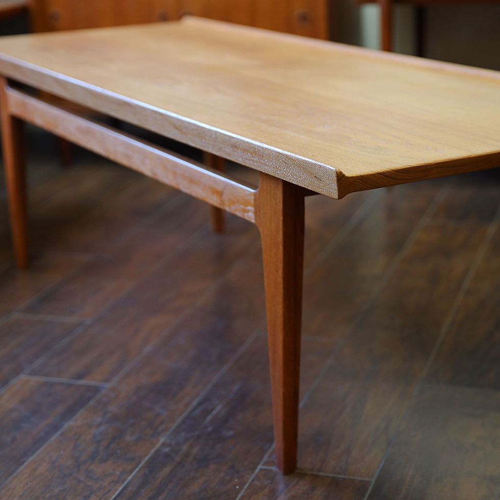 Thumbnail: Danish SOLID Teak Coffee Table by Finn Juhl