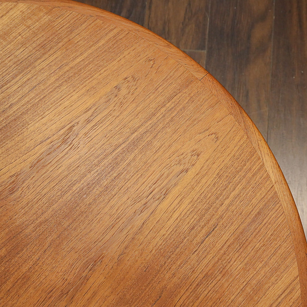 Thumbnail: Danish Modern Teak Round Coffee Table by Elsteds Møbelfabrik
