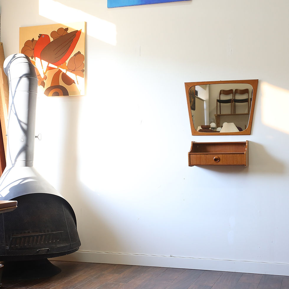 Thumbnail: Mid-Century Modern Wall Mount Teak Entry Chest by Talgo Mobler, Norway