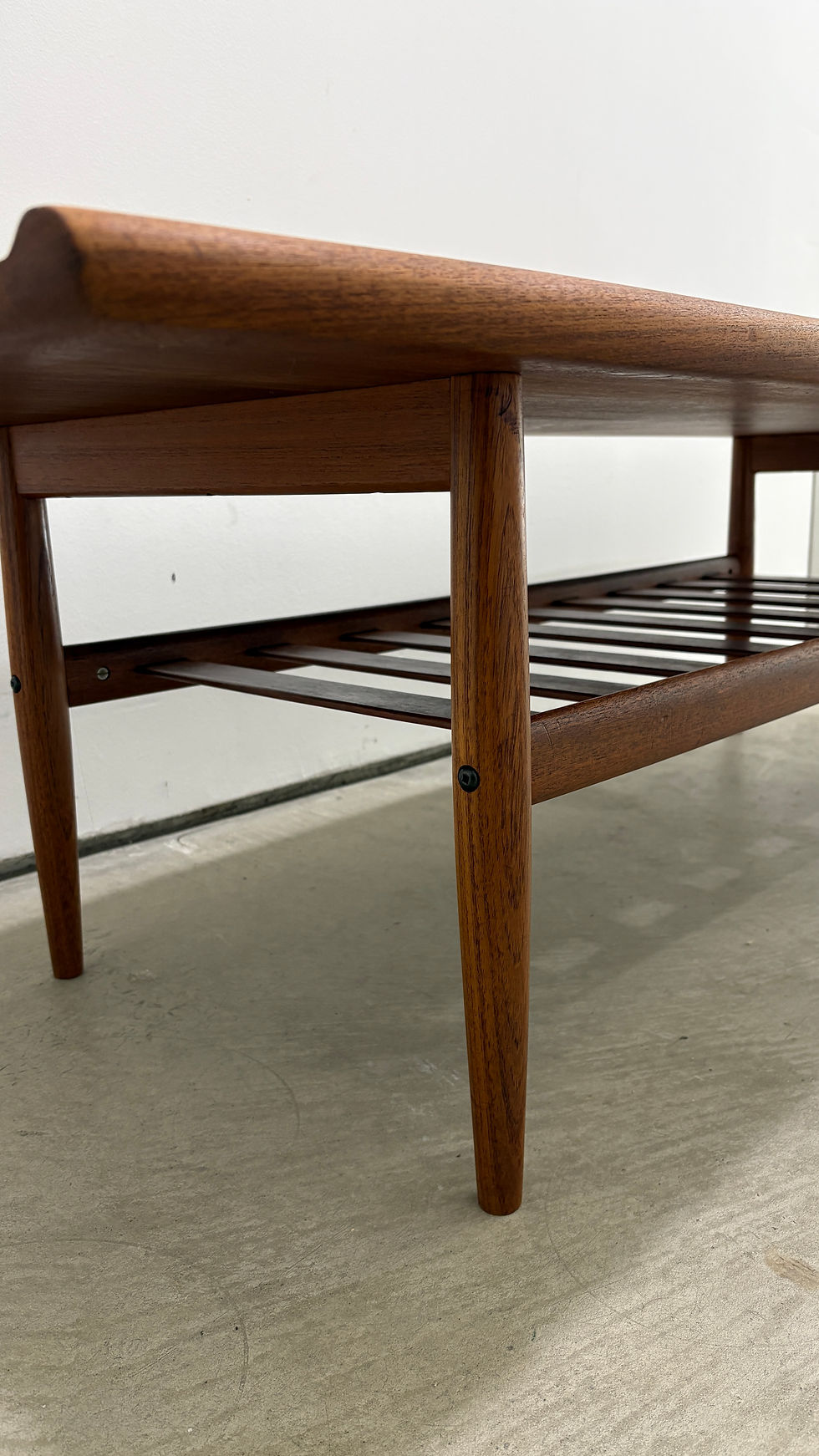Thumbnail: Danish Modern Teak Coffee Table GrateJalk