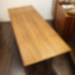 Thumbnail: Vintage MCM Teak Rectangular Dining Table with 2 Leaves