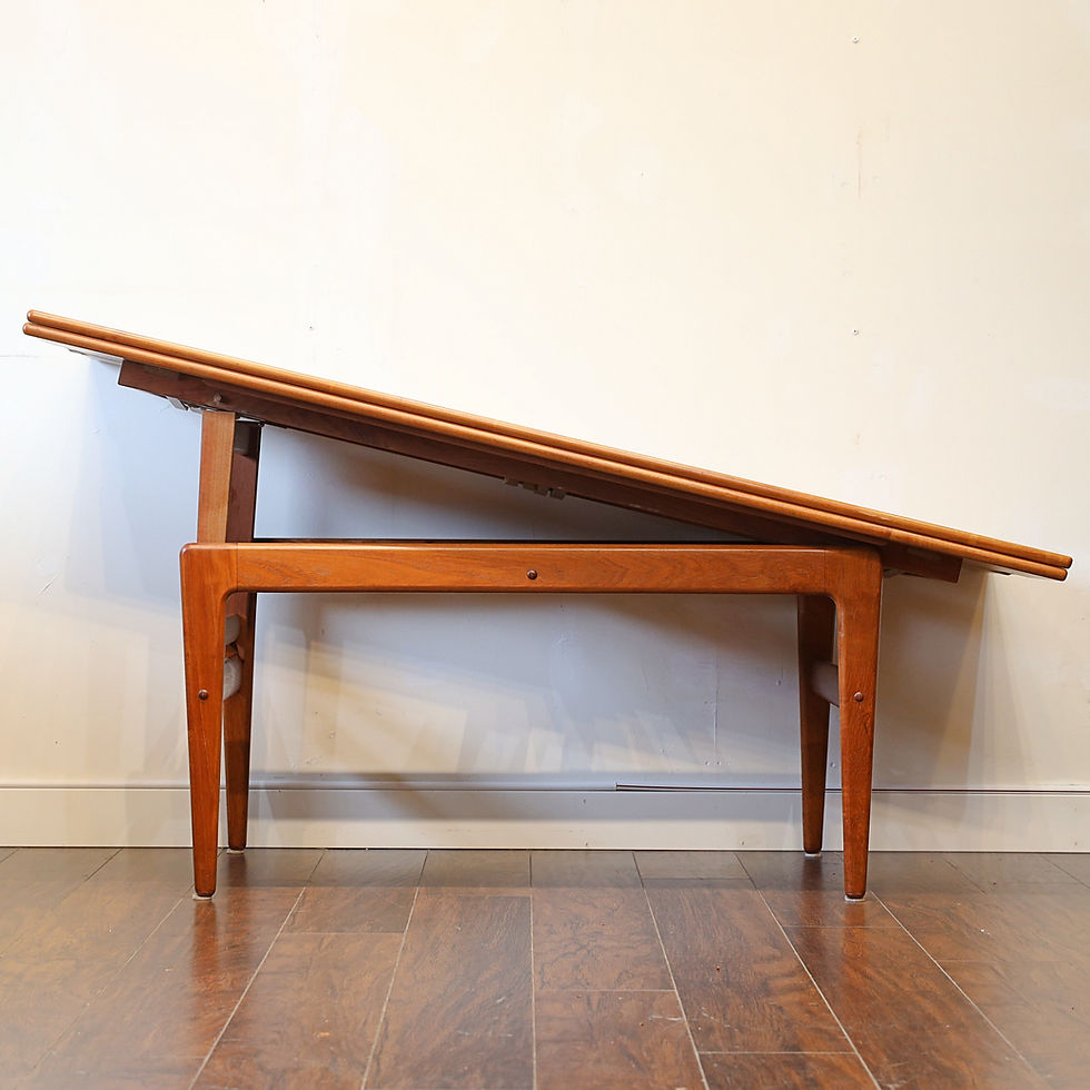 Thumbnail: Danish Modern Teak Coffee & Dining Table by Kai Kristiansen
