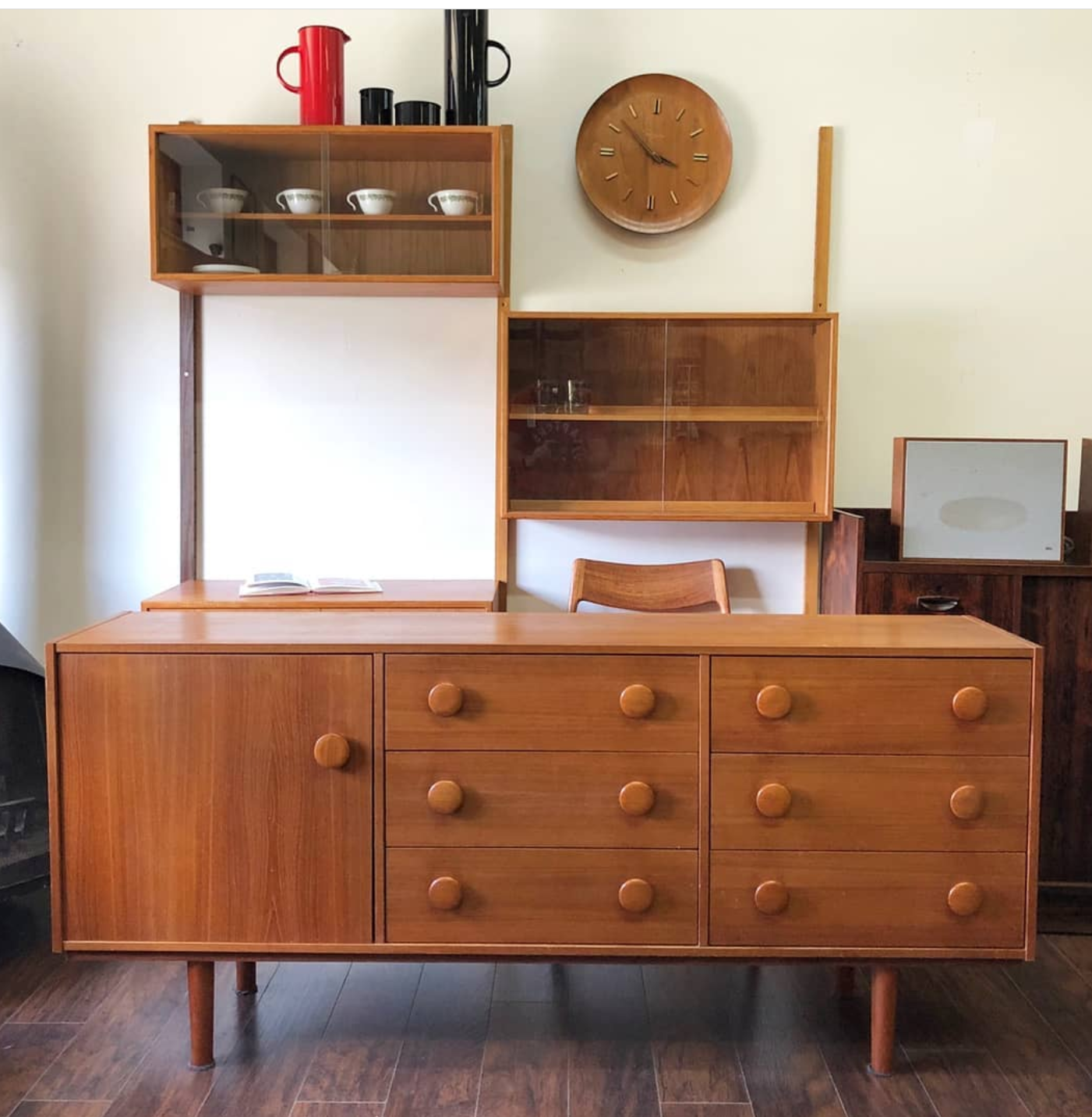 Vintage Teak Dresser
