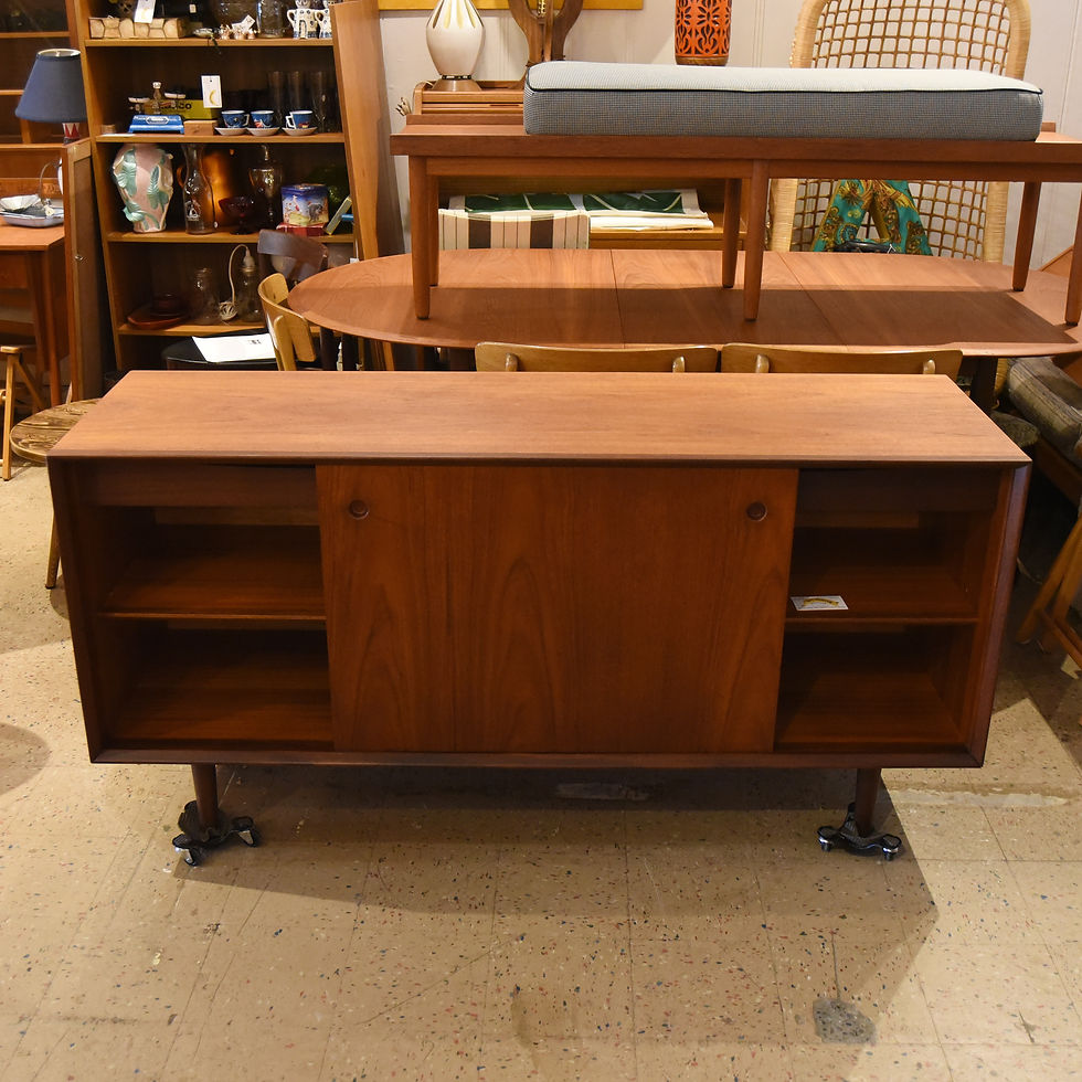 Thumbnail: Mid Century Modern 2 Tone Teak Credenza