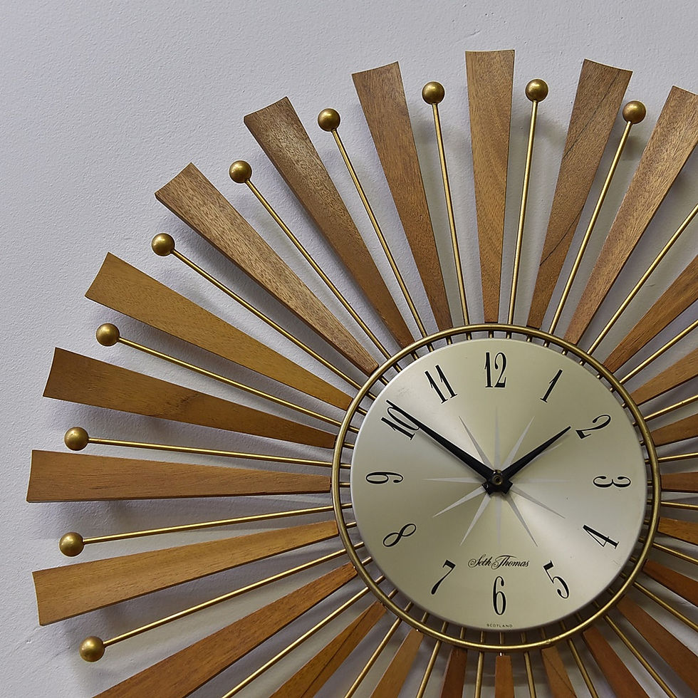 Thumbnail: Vintage Seth Thomas Starburst Wall Clock