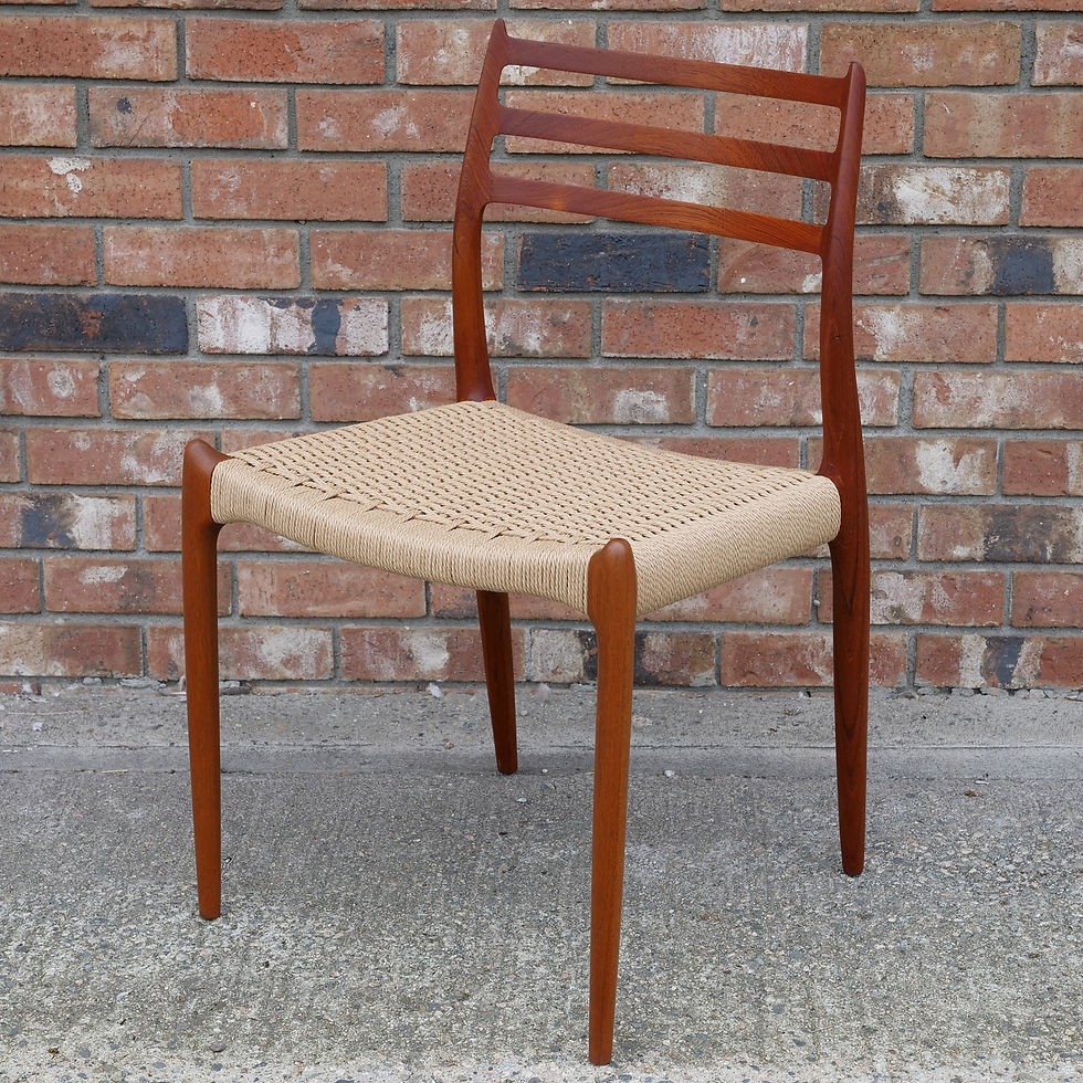 섬네일: Niels Moller fab Model #78 chair in teak