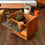 섬네일: Danish Teak Cube Box Bar by Randers Mobelfabrik