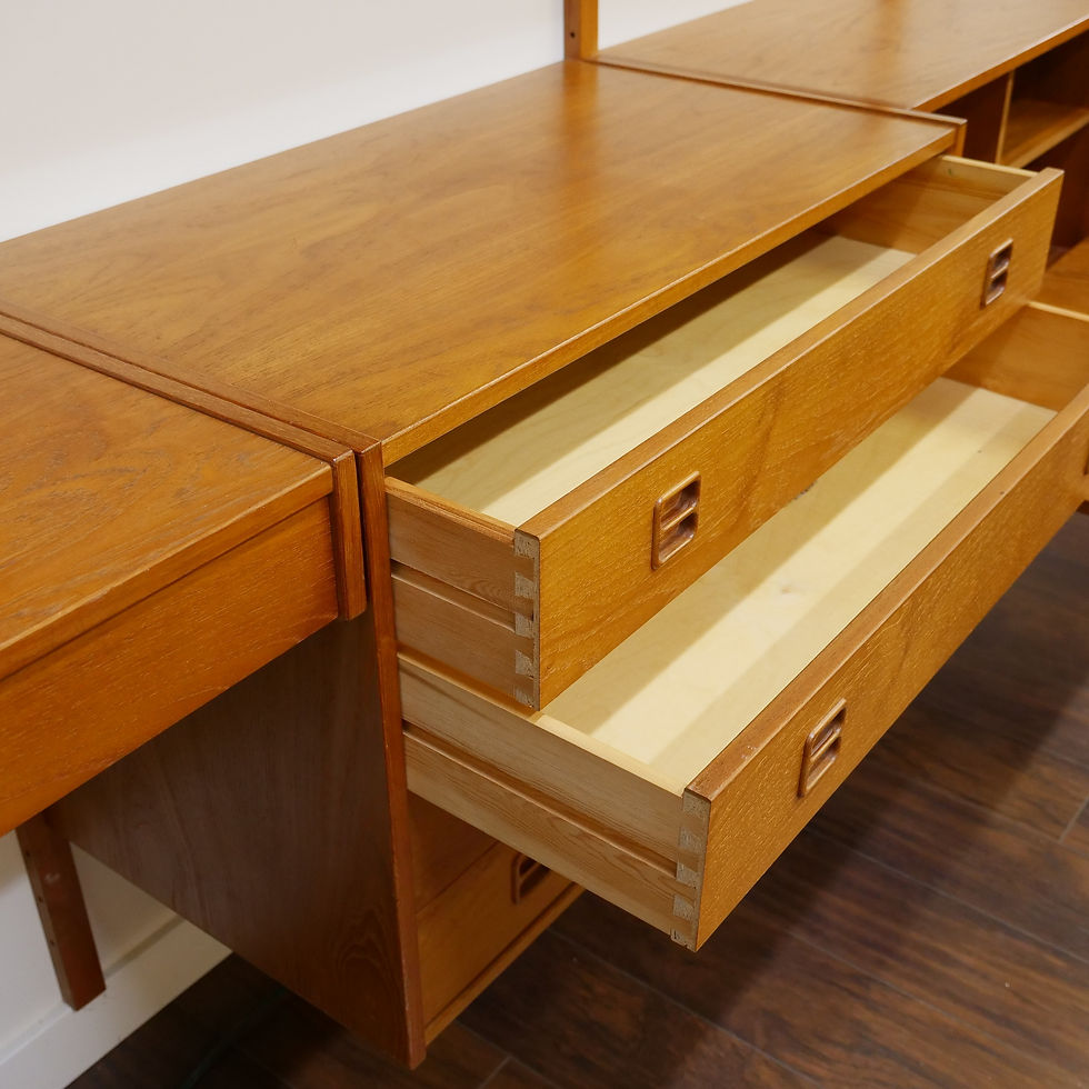 Thumbnail: Danish Vintage Teak Modular Wall Unit