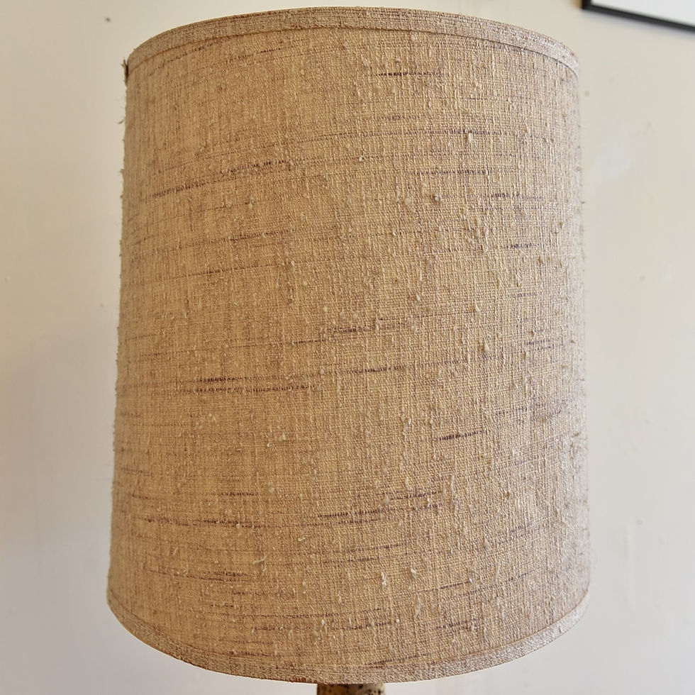 섬네일: Vintage MCM Cork Table Lamp