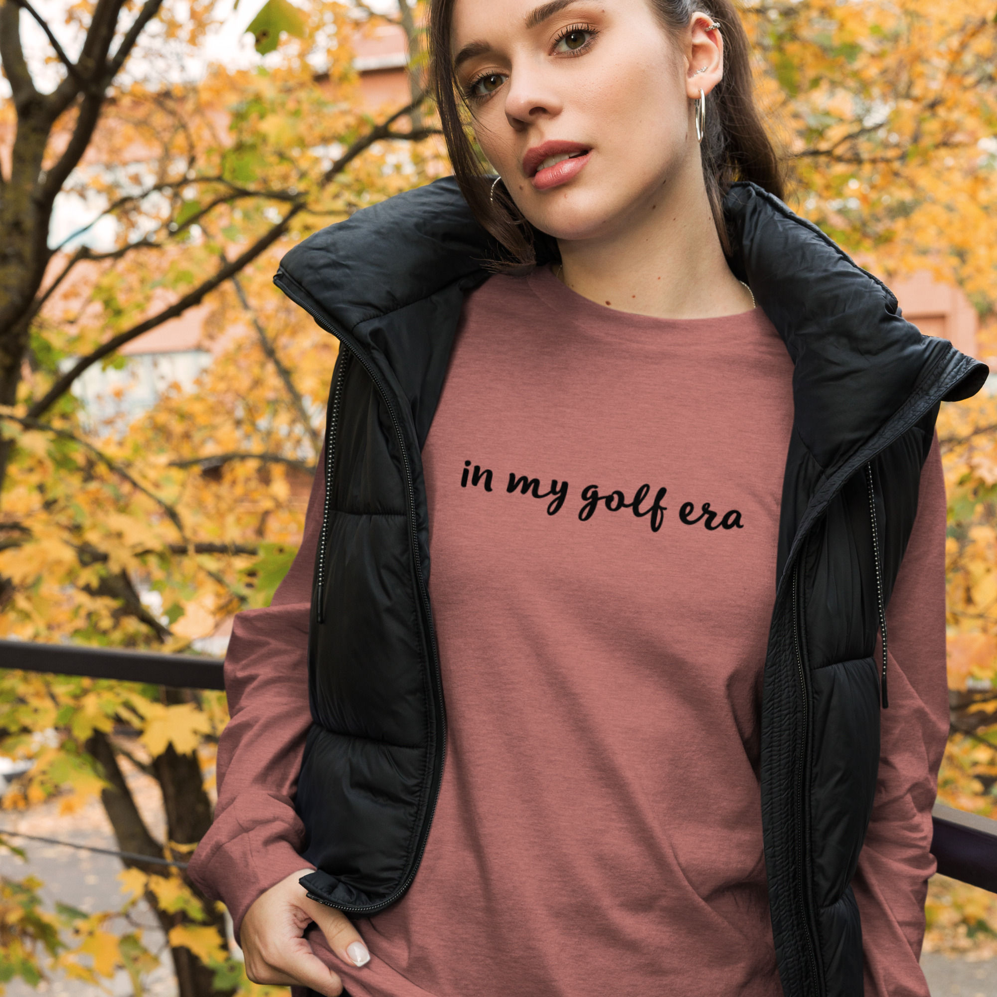 in my golf era, Unisex Long Sleeve Tee, golf theme shirt, golf era