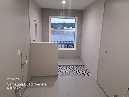 Master bathroom wet area