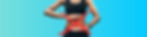Person in black sportswear holds stomach with a red "X" over it, against a blue gradient background. Mood suggests a warning.