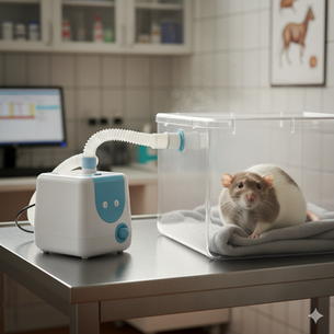 Nebulização em ratos: um cuidado que deve ser sempre orientado por um veterinário