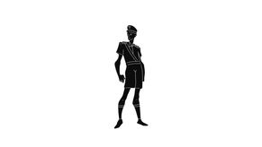 Prisoner character silhouette used in title sequence