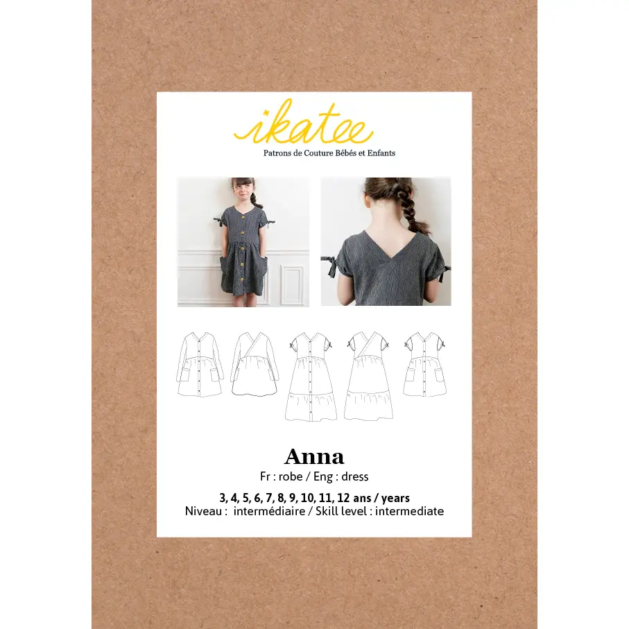 Anna - Patron couture Ikatee - Fille