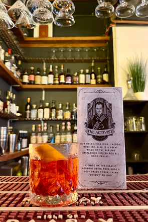 cocktail menu mixed drink