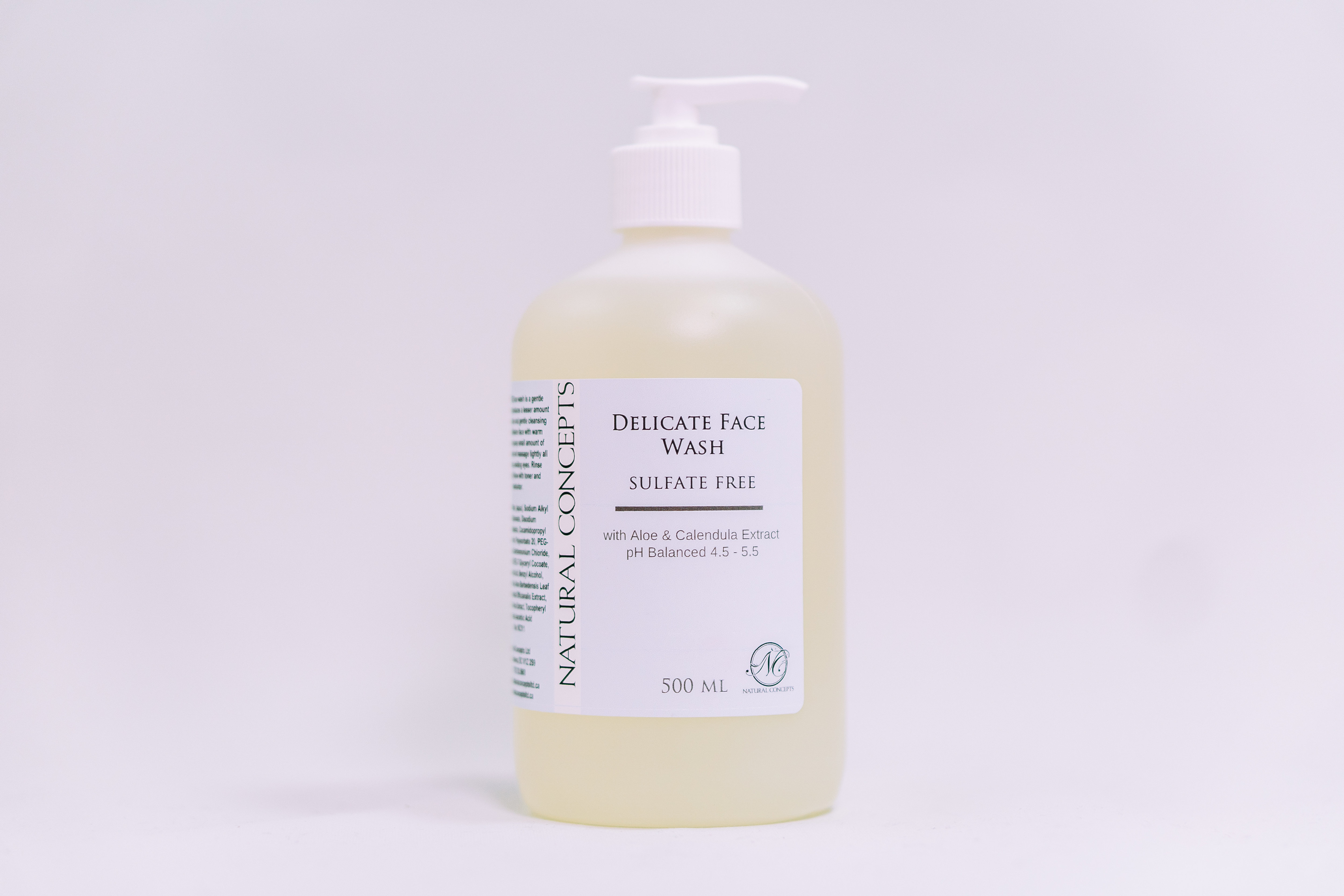 Delicate Foaming Face Wash Sulfate Free Natural Concepts