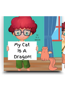 my cat is a dragon picture book cover