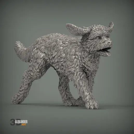 Miniaturbild: Kairo - Goldendoodel rennend