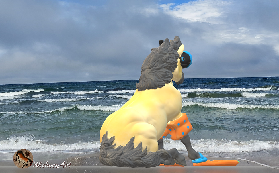 Thumbnail: Flipper mit Badesachen - Version2