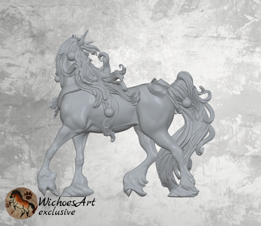 Miniaturbild: Mrs. Claus mit Horn | Semi-exklusiv