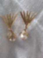 Miniature : Boucles d’oreilles éventails 