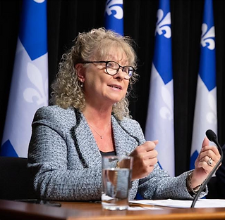 Marguerite Blais en conférence de presse.png