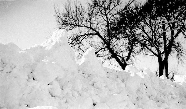 1932 Hamilton County snow bank