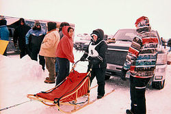 Frazee race. Frazee, MN