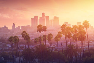 Sunset Cityscape View