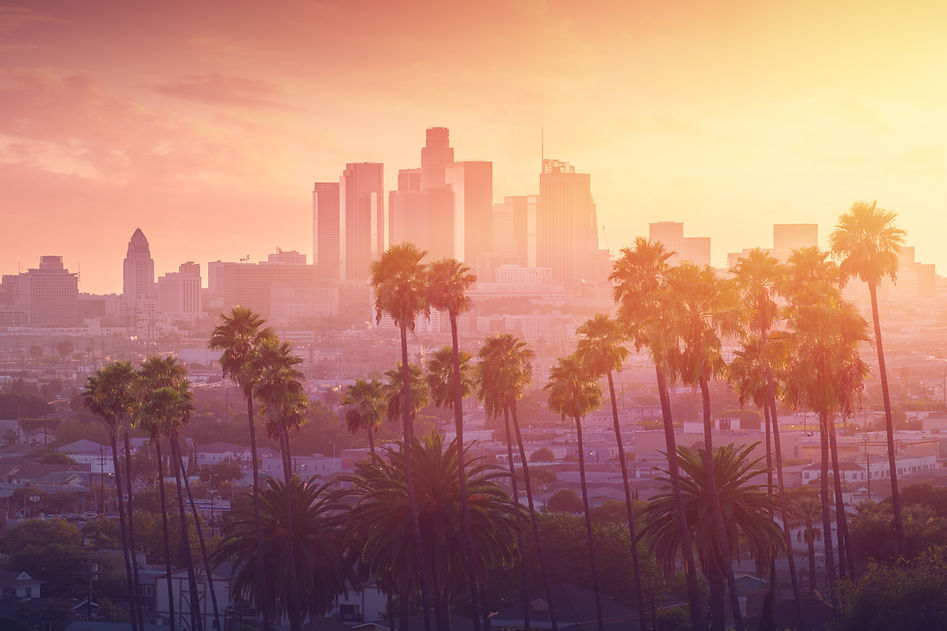 Sunset Cityscape View