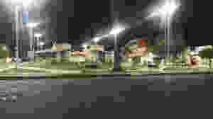 Praça Reinaldo Pimenta, Caraúbas-RN, completamente vazia - imagem: Gilson de Souza
