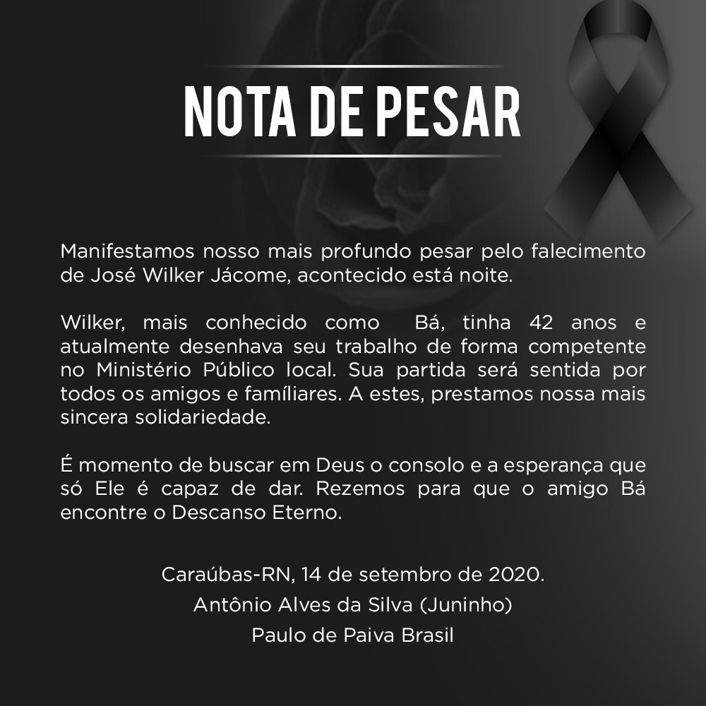 Nota De Pesar