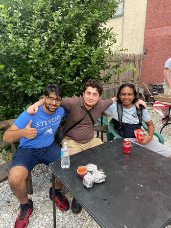 Hudson Dorms Pizza Night Community Event