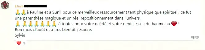 avis sur la retraite de Yoga au Sri Lanka