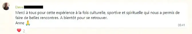 avis sur la retraite de Yoga au Sri Lanka