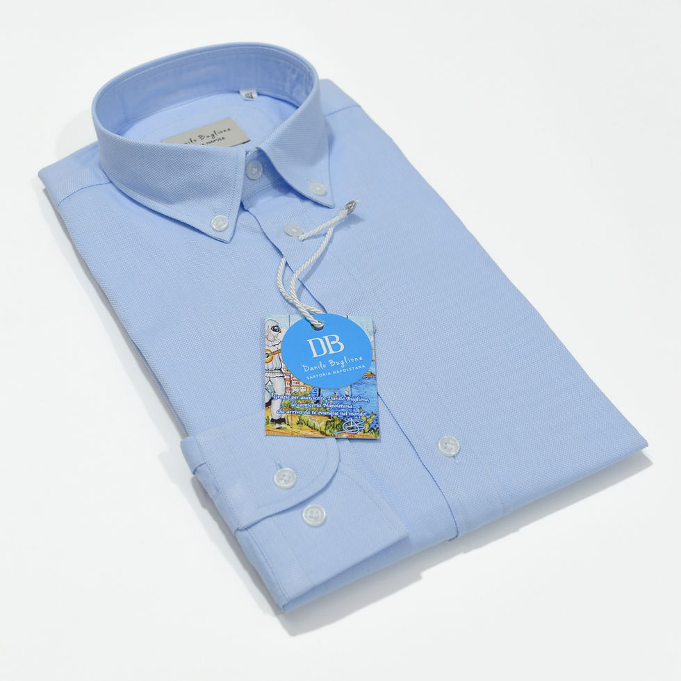 Miniatura: Camicia in Cotone Oxford collo Button Down