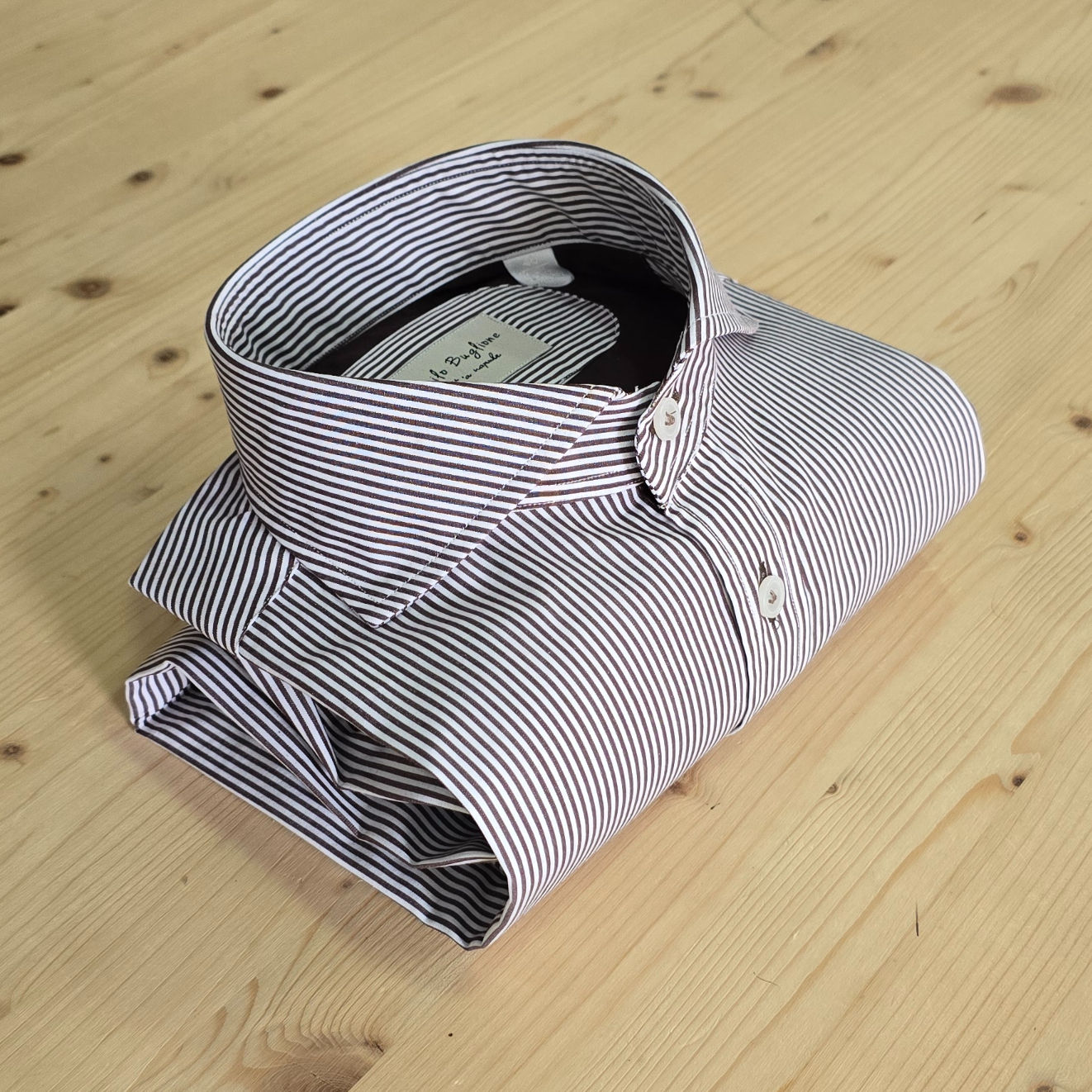 DB941 - Camicia in Cotone collo Napoletano