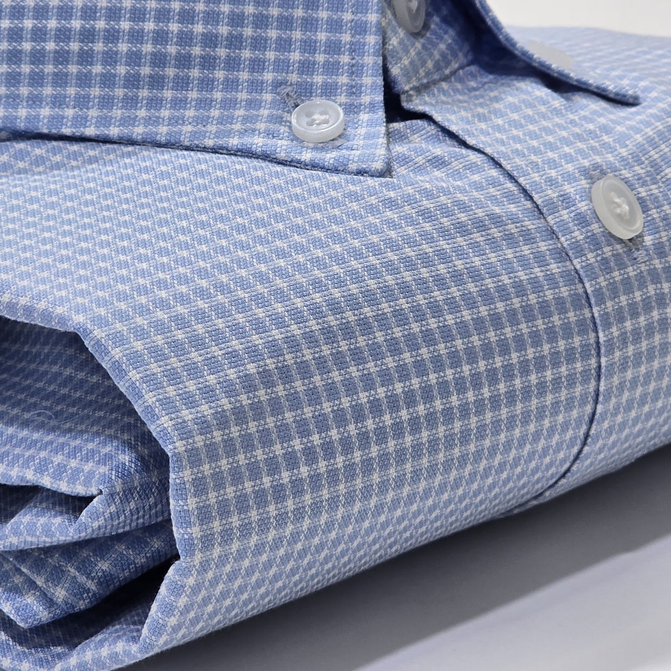 Miniatura: DB629 - Camicia in Cotone collo Button Down