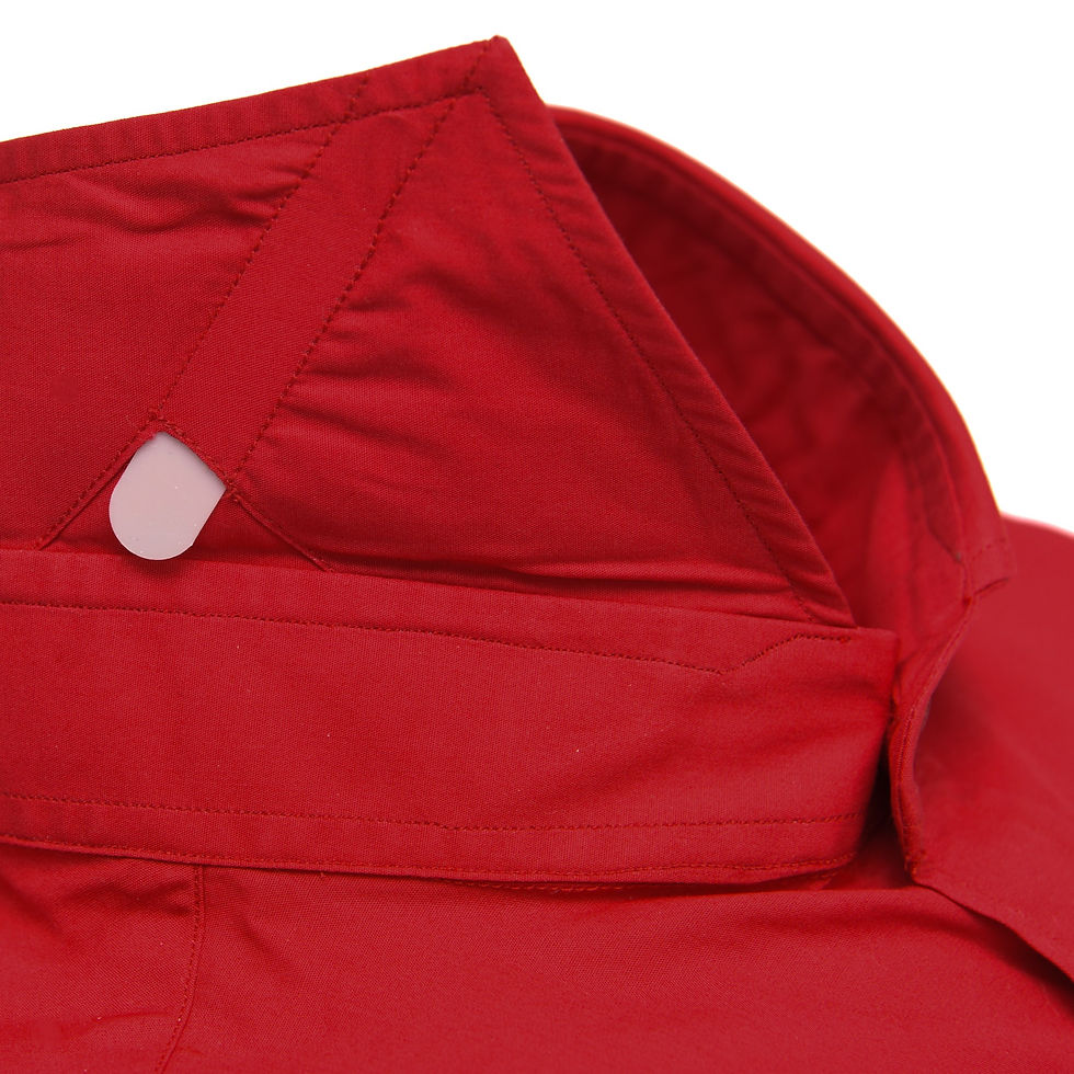 Miniaturbild: Camicia in Cotone Popeline con Collo Napoletano