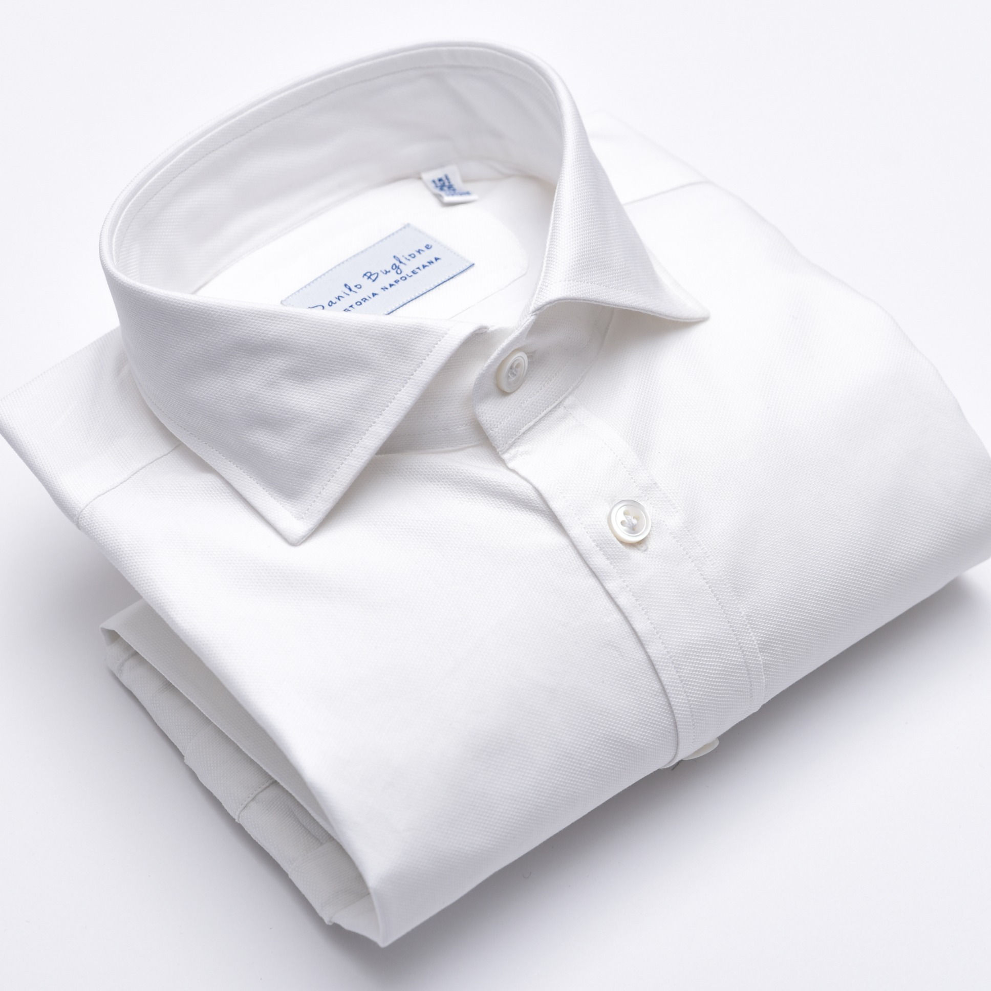 Camicia in Cotone Oxford collo Francese