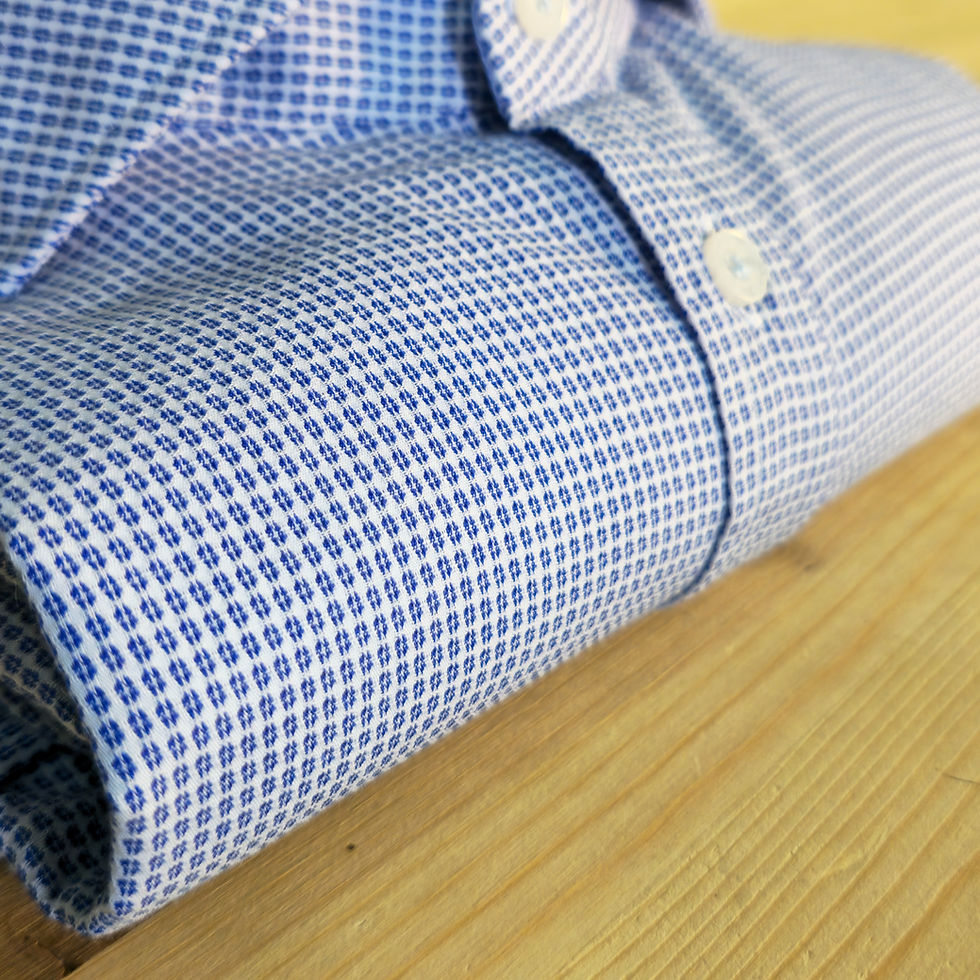 Miniatura: DB945 - Camicia in Cotone collo Napoletano
