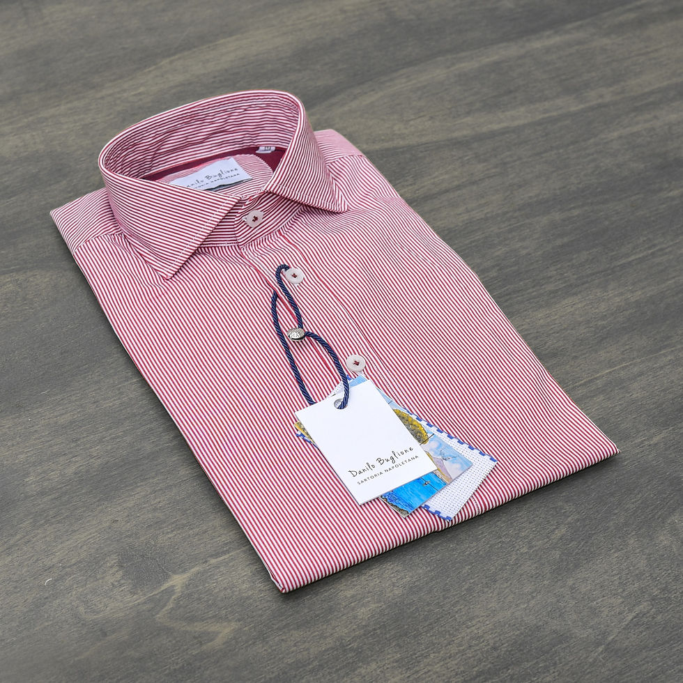 Miniatura: Camicia in Cotone collo Francese