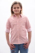 Camicia bambino quadretti rossi collo francese slim