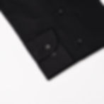 Miniatura: Camicia uomo Tinta Unita Nera francese regular fit Made in Italy - Tina Ferrà