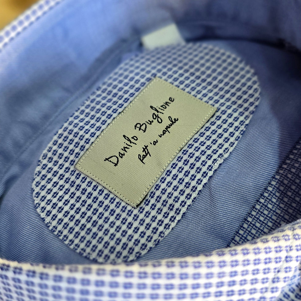 Miniatura: DB945 - Camicia in Cotone collo Napoletano